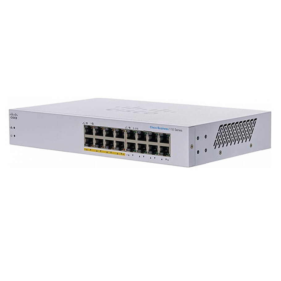 16-Port GE PoE Switch CISCO CBS110-16PP-EU-1