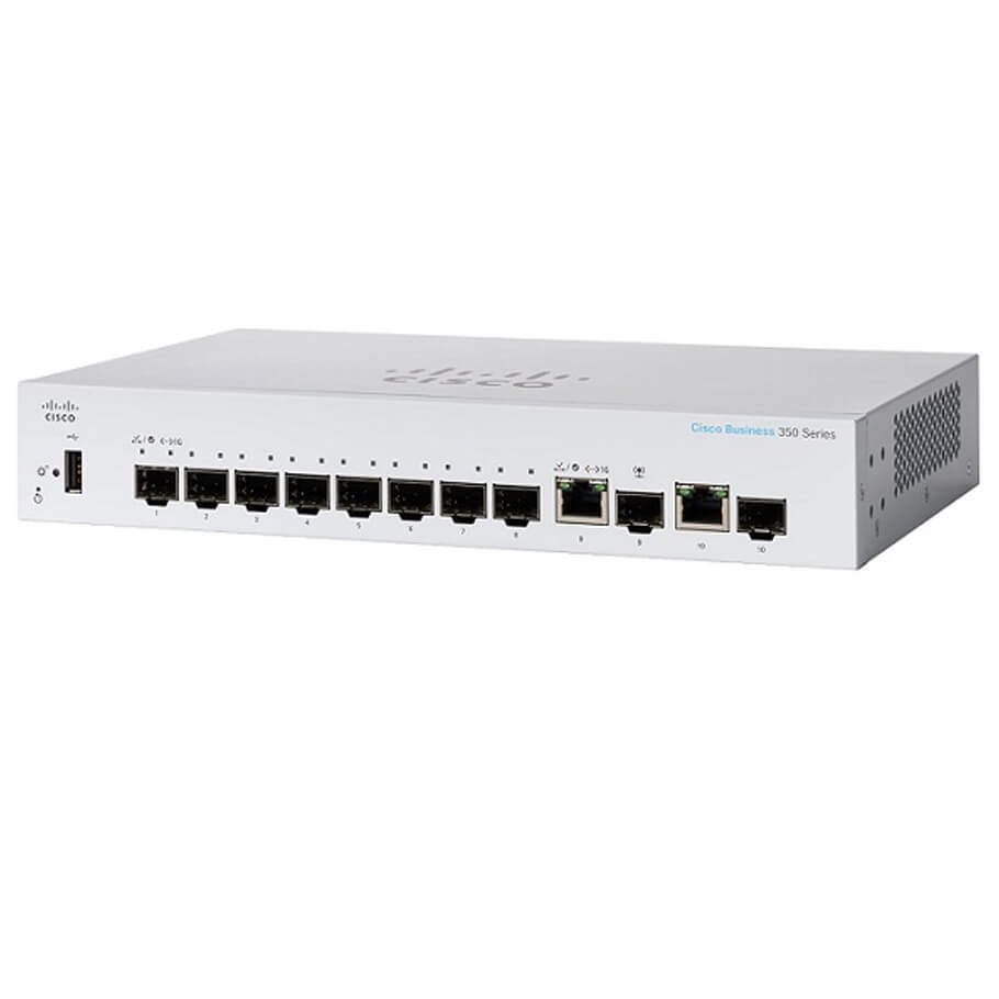 8-Port Gigabit Ethernet Managed Switch CISCO CBS350-8S-E-2G-1