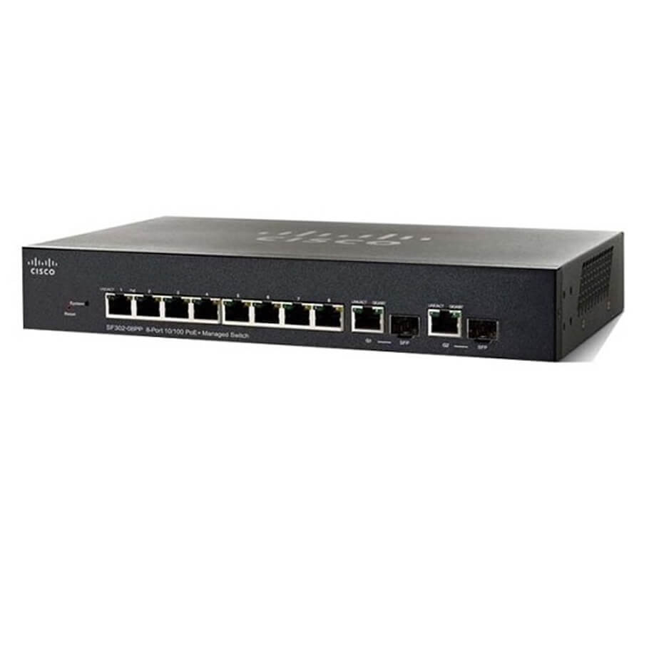 8-port FE PoE Managed Switch CISCO SF352-08MP-K9-EU-1
