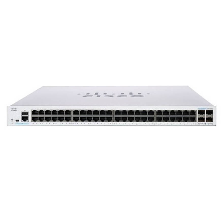 48-Port GE Smart Switch CBS250-48T-4X-EU-1