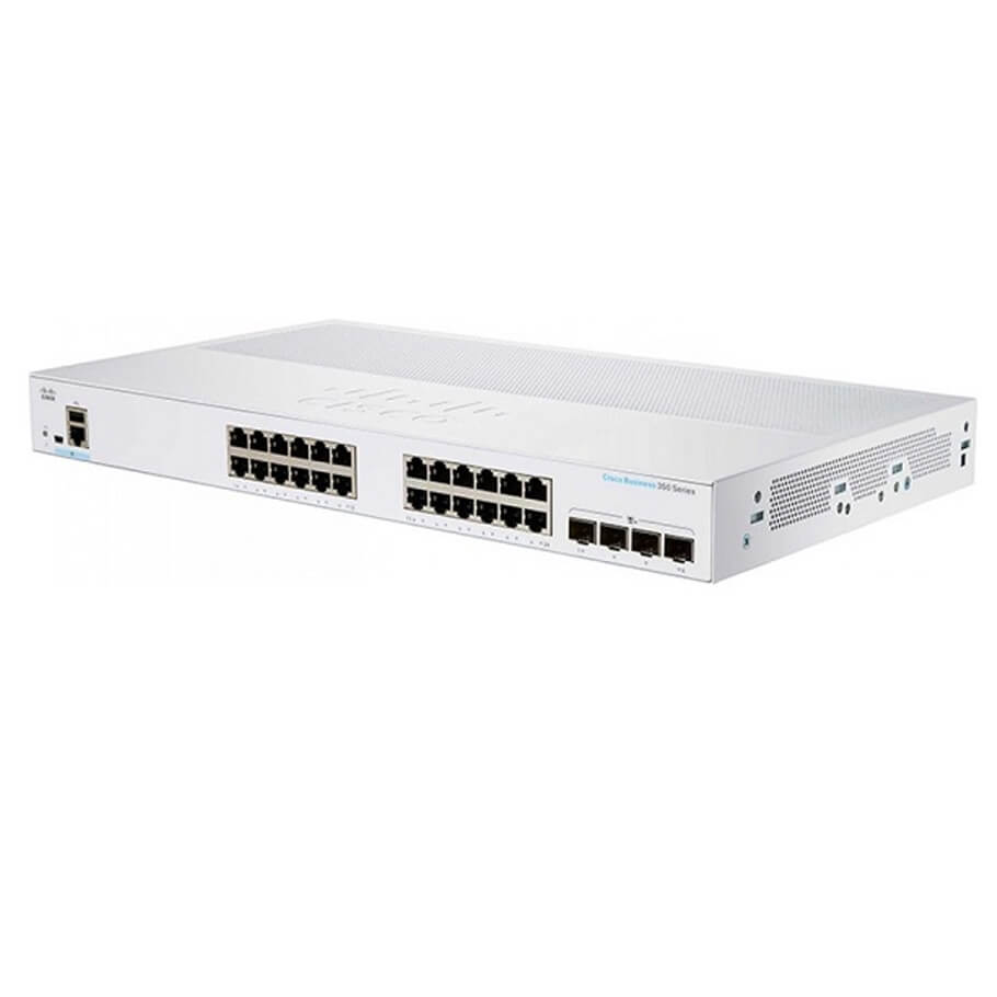 24-port GE Managed Switch CISCO CBS350-24T-4X-EU-1