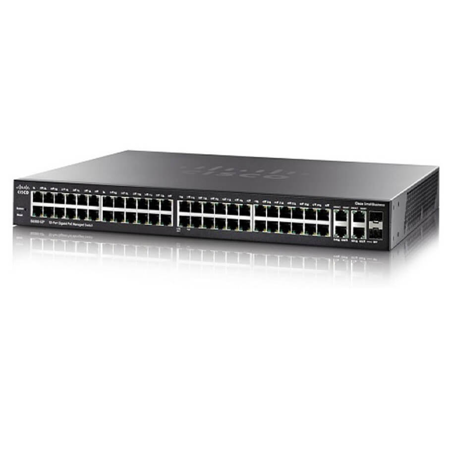 48-Port GE PoE Managed Switch CISCO SG350-52MP-K9-EU-1