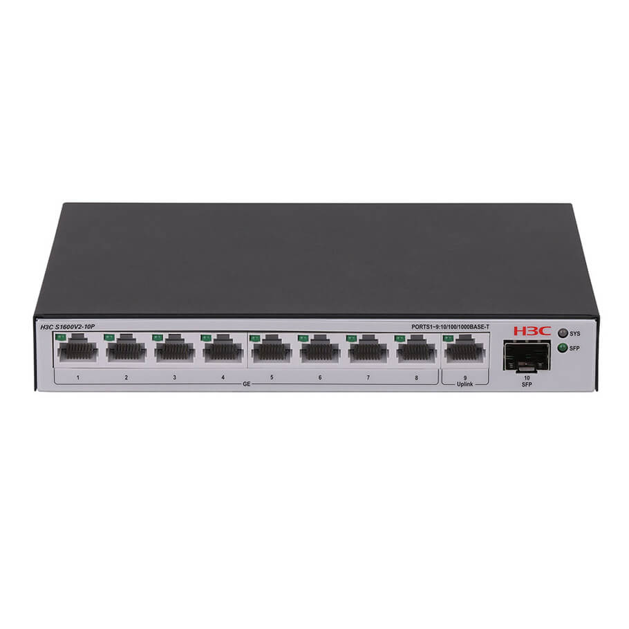 8-Port GE Switch H3C LS-1600V2-10P-GL-1