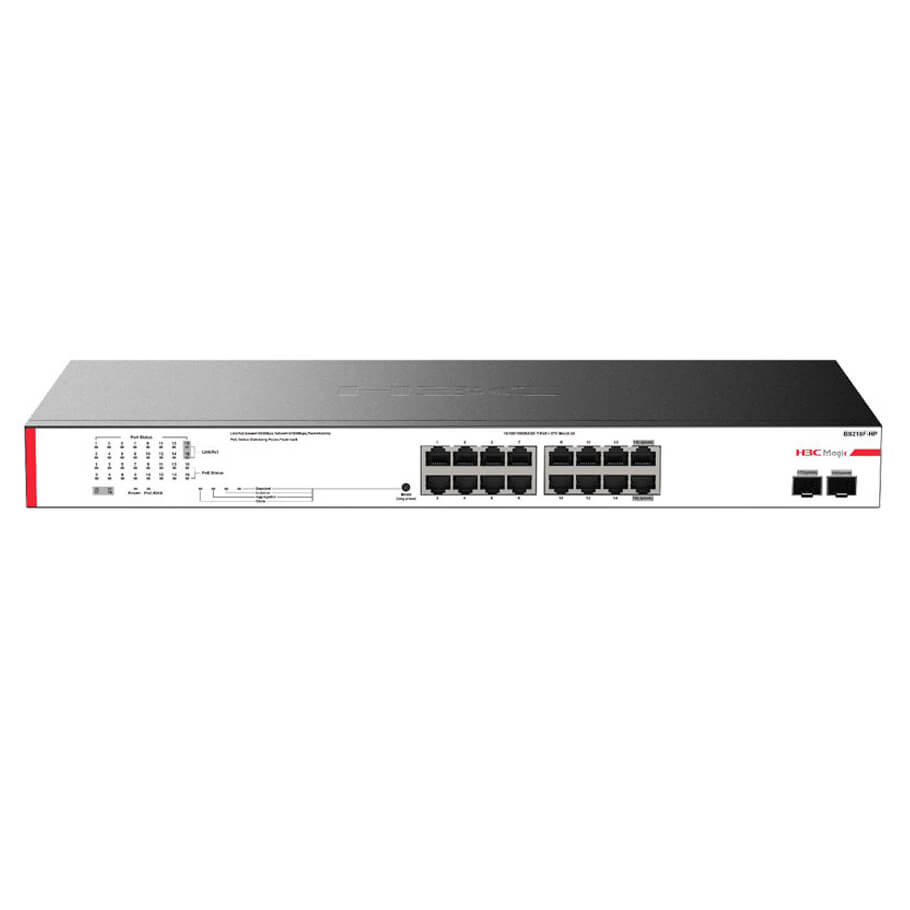 16-Port GE Unmanaged PoE Switch H3C Magic BS218F-HP-1