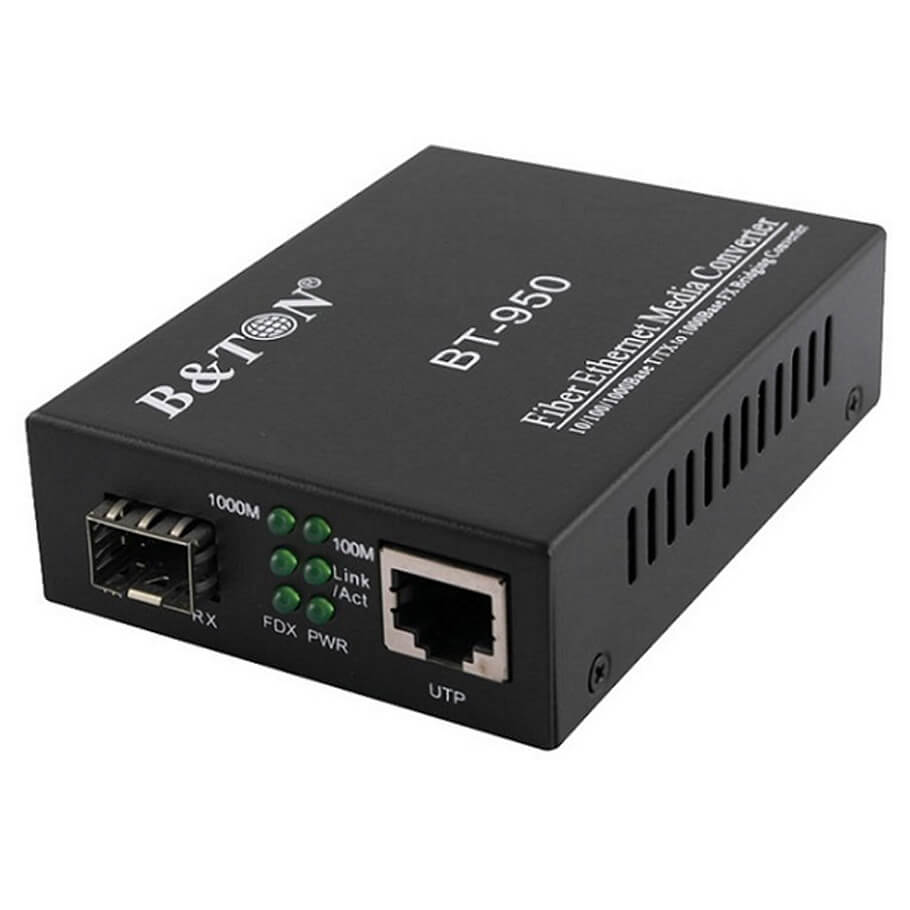 Chuyển đổi Quang-Điện Media Converter BTON BT-912SFP-GE-1