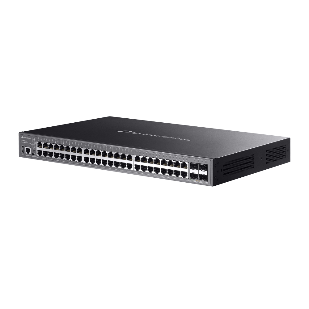 Thiết bị chuyển mạch TP-Link SG5452XMPP | Omada Lite L3 Managed PoE++ Switch Có thể Xếp chồng (48 cổng Gigabit và 4 khe cắm 10G)-3