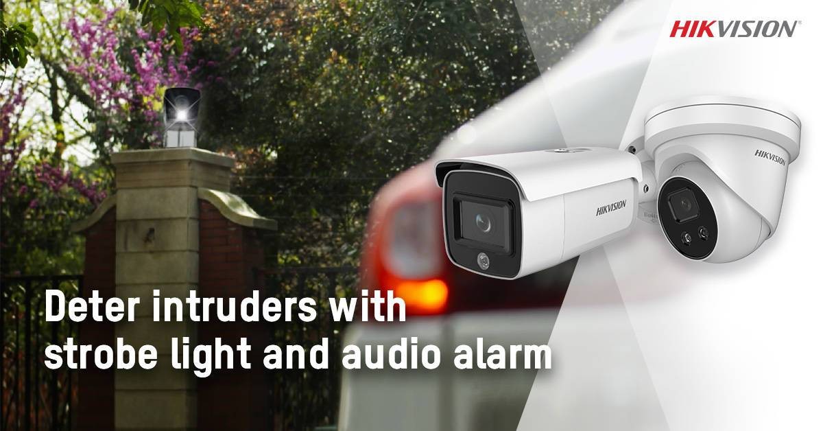 Hikvision launches AcuSense network cameras with strobe ...