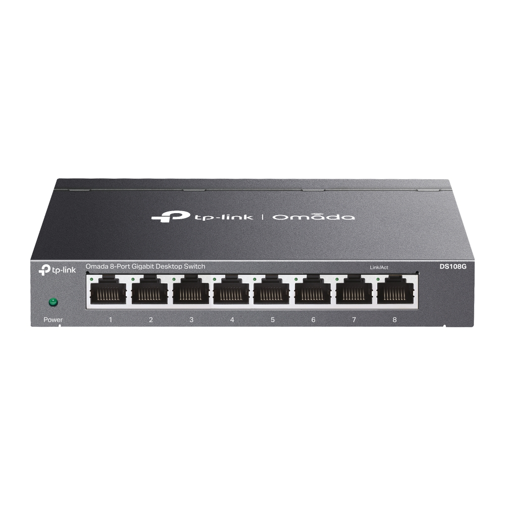 Thiết bị chuyển mạch TP-Link DS108G | Omada 8-Port Gigabit Unmanaged Desktop Switch