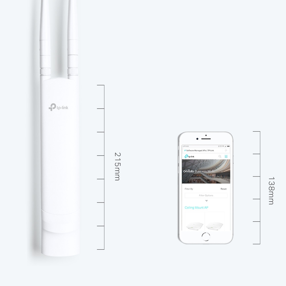 Thiết Bị Phát Sóng Wifi TP-Link EAP110-Outdoor | 300Mbps Wireless N Outdoor Access Point-4