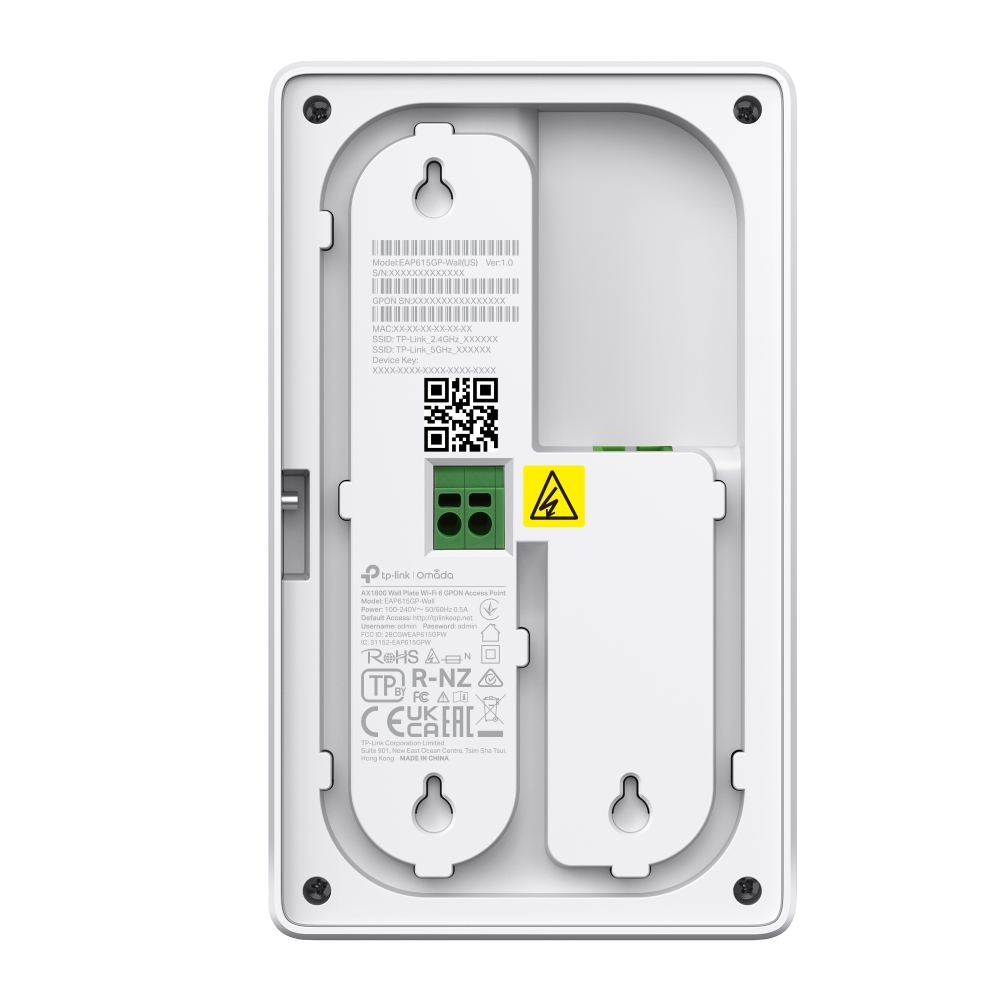 Thiết Bị Phát Sóng Wifi TP-Link EAP615GP-Wall | Omada AX1800 Wi-Fi 6 Wall Plate GPON Access Point-5