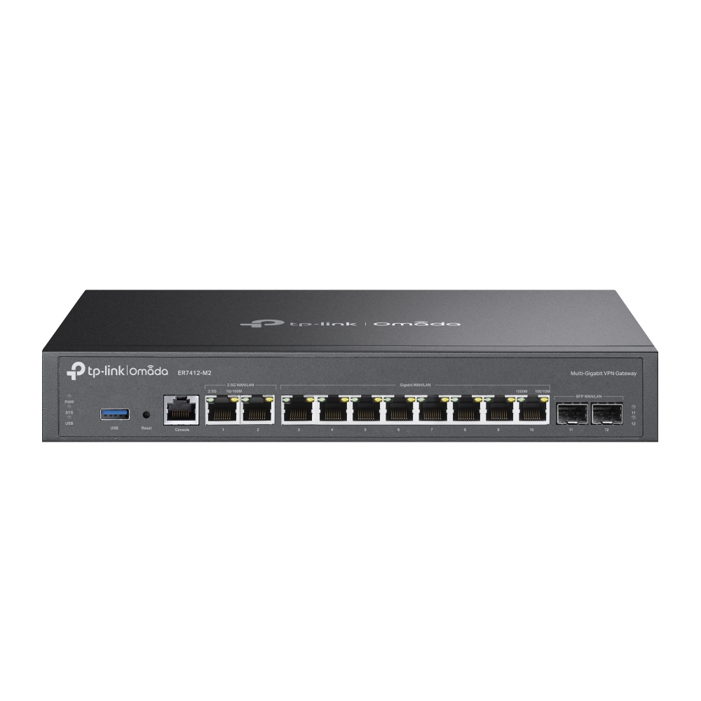 Thiết bị định tuyến TP-Link ER7412-M2 | Omada Multi-Gigabit VPN Gateway