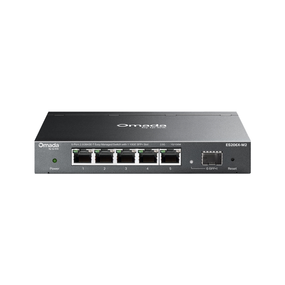 Thiết bị chuyển mạch TP-Link ES206X-M2 | Switch Easy Managed Omada 5 Cổng 2.5GBASE-T Với 1 Khe Cắm SFP+ 10GE-1