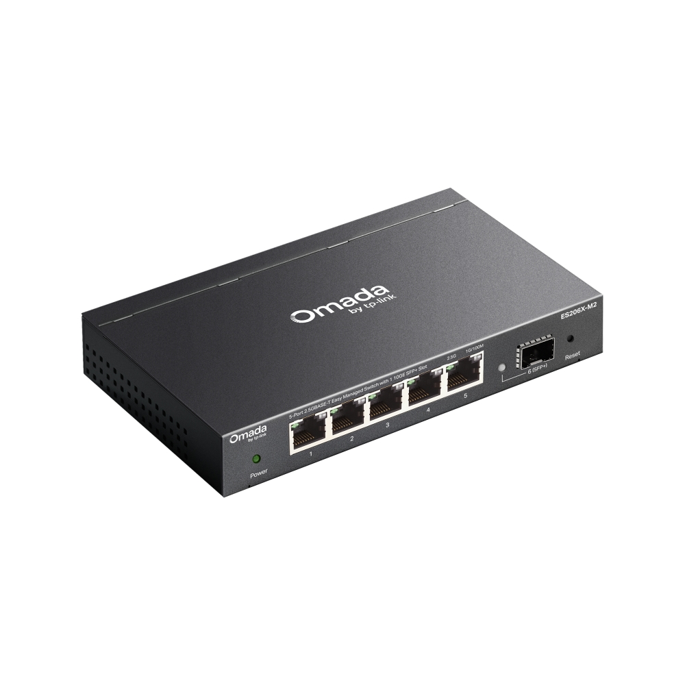 Thiết bị chuyển mạch TP-Link ES206X-M2 | Switch Easy Managed Omada 5 Cổng 2.5GBASE-T Với 1 Khe Cắm SFP+ 10GE-4