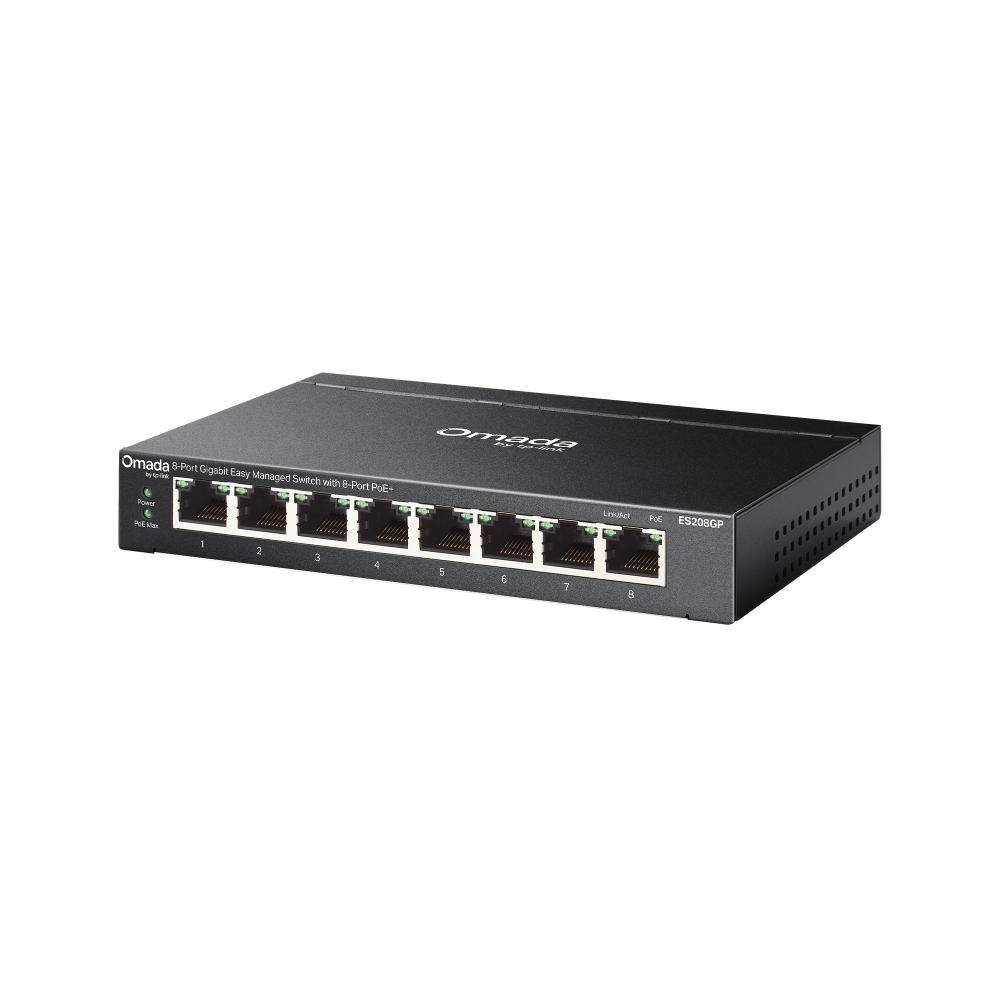 Thiết bị chuyển mạch TP-Link ES208GP | Omada 8-Port Gigabit Easy Managed Switch with 8-Port PoE+-3