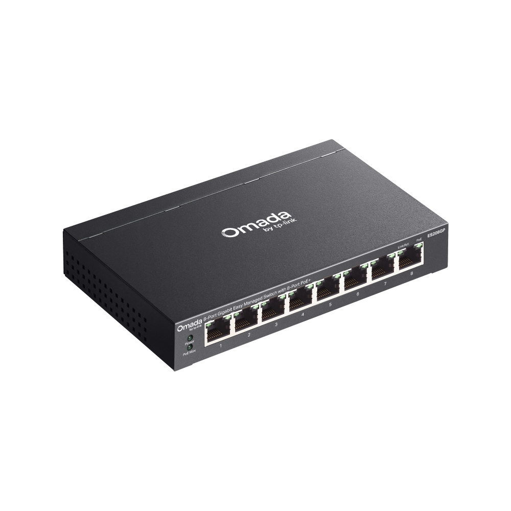 Thiết bị chuyển mạch TP-Link ES208GP | Omada 8-Port Gigabit Easy Managed Switch with 8-Port PoE+-4