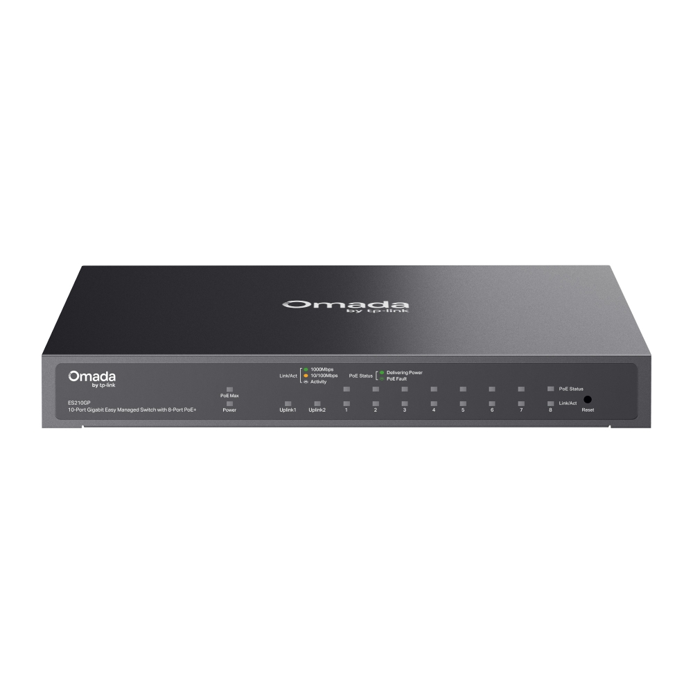 Thiết bị chuyển mạch TP-Link ES210GP | Switch Easy Managed Gigabit 10 Cổng Omada với 8 Cổng PoE+-1