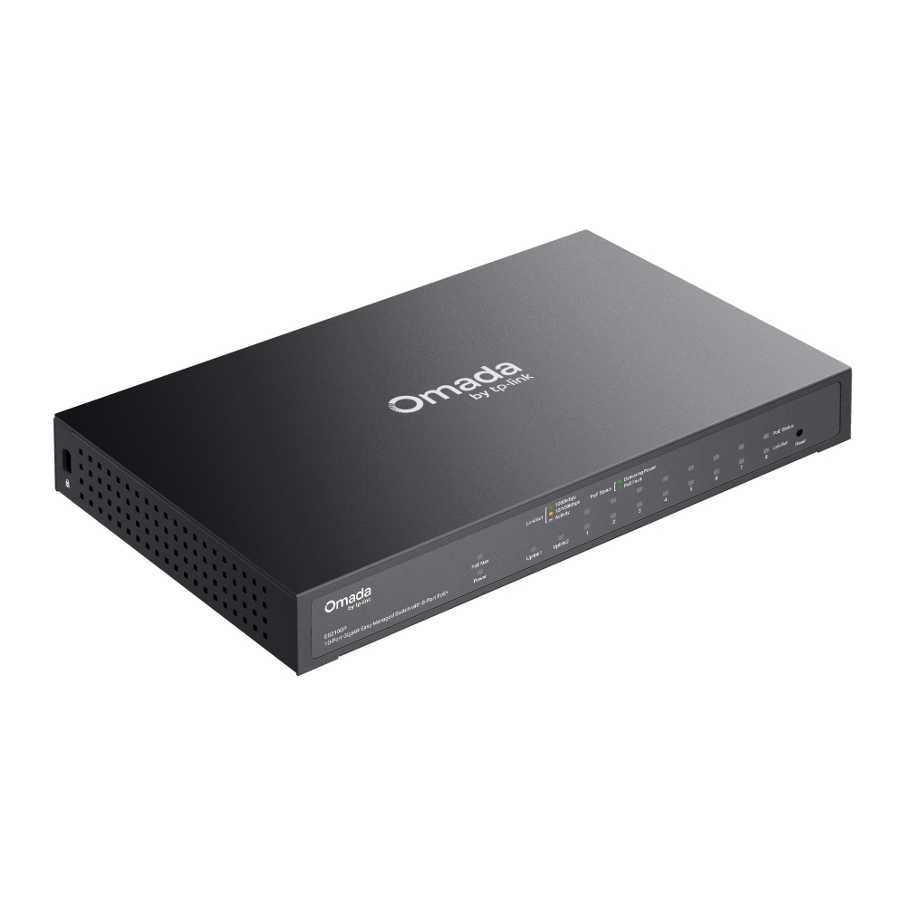 Thiết bị chuyển mạch TP-Link ES210GP | Switch Easy Managed Gigabit 10 Cổng Omada với 8 Cổng PoE+-4