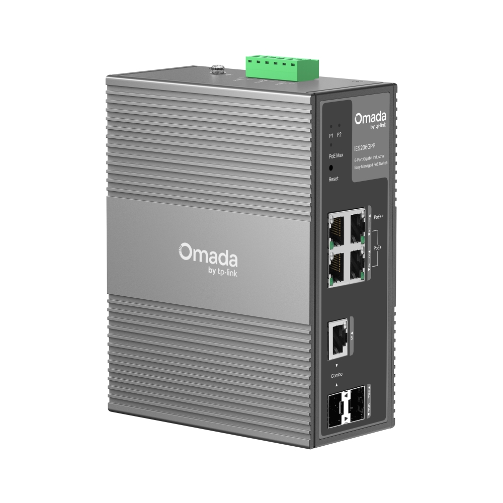 Thiết bị chuyển mạch TP-Link IES206GPP | Omada 6-Port Gigabit Industrial Easy Managed Switch with 3-Port PoE+ and 1-Port PoE++-3