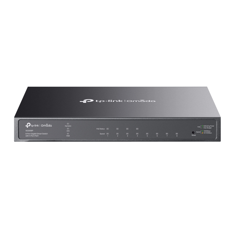 Thiết bị chuyển mạch TP-Link SG2008P | Omada 8-Port Gigabit Smart Switch with 4-Port PoE+-1