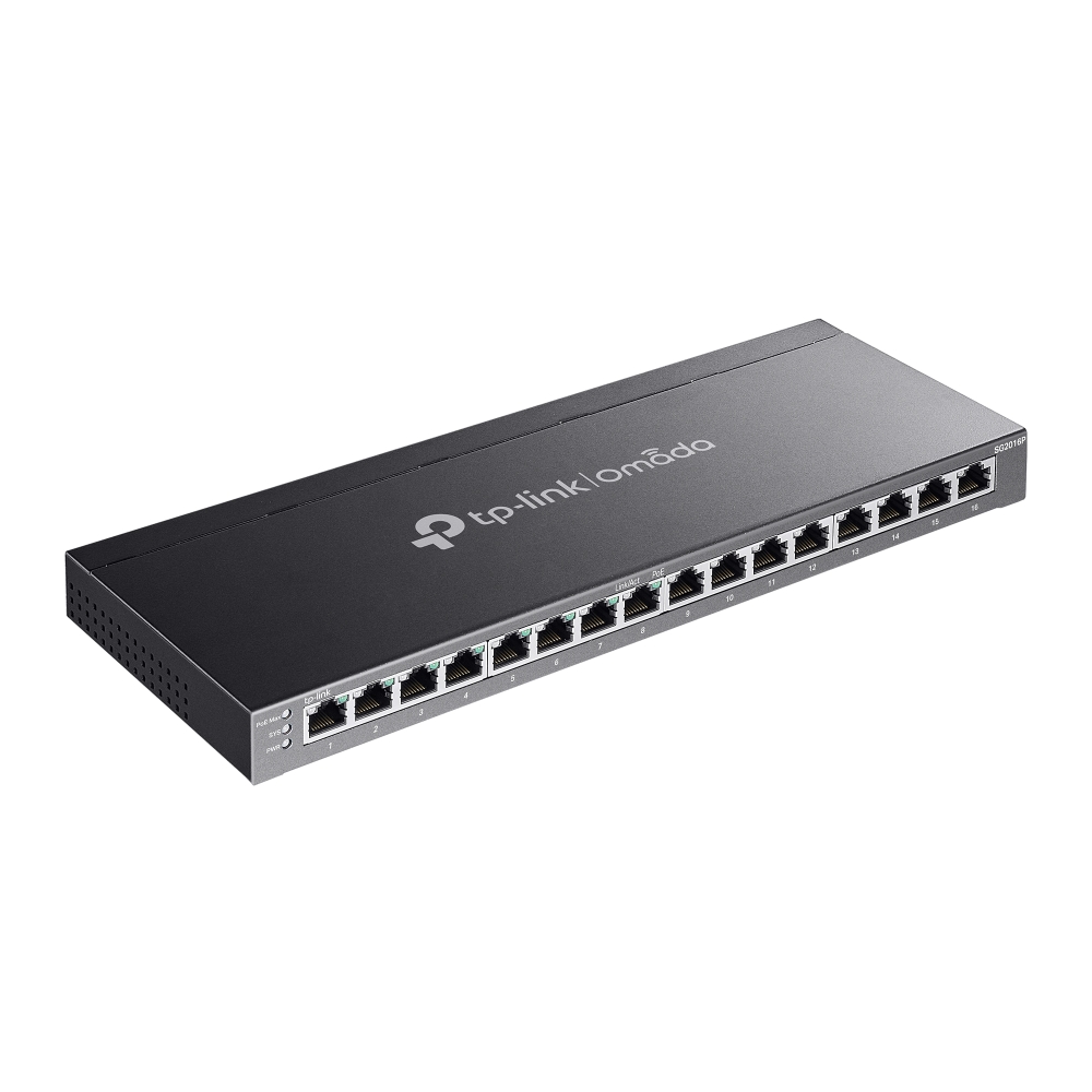Thiết bị chuyển mạch TP-Link SG2016P | Omada 16-Port Gigabit Smart Switch with 8-Port PoE+-4