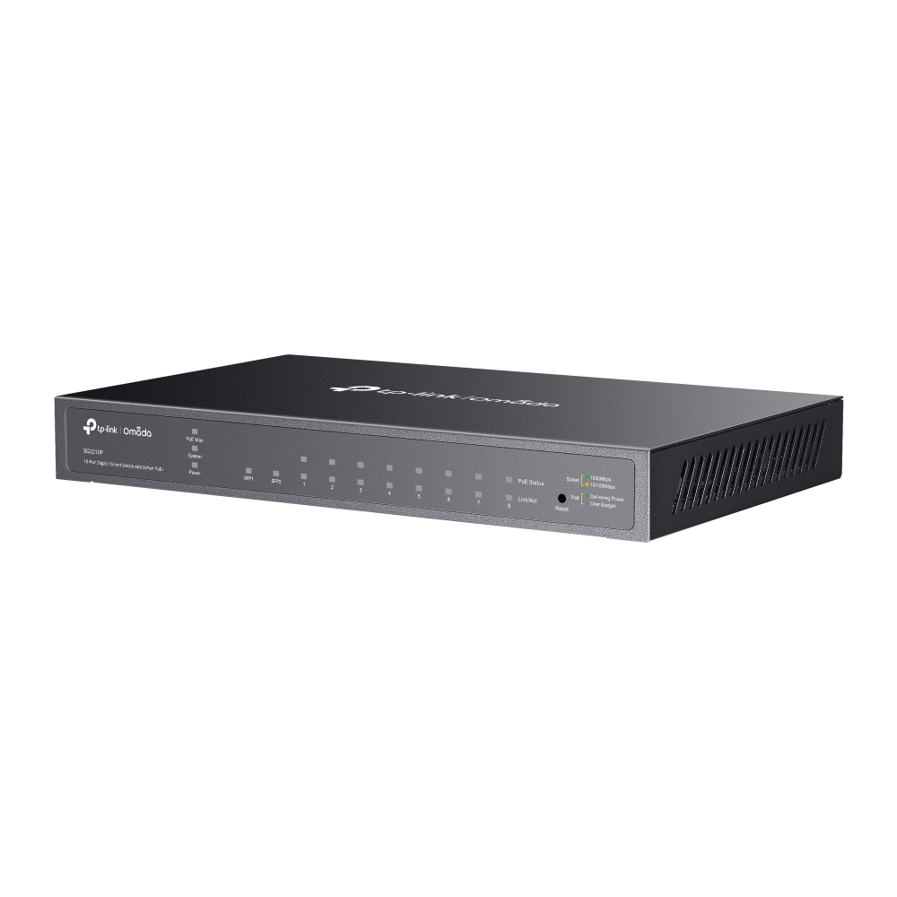 Thiết bị chuyển mạch TP-Link SG2210P | Switch Omada thông minh 10 cổng Gigabit với 8 cổng PoE+-3