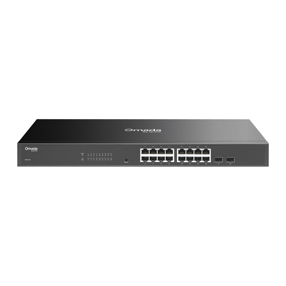 Thiết bị chuyển mạch TP-Link SG2218 | Switch Omada Access 16 Cổng Gigabit với 2 Khe Cắm SFP-1