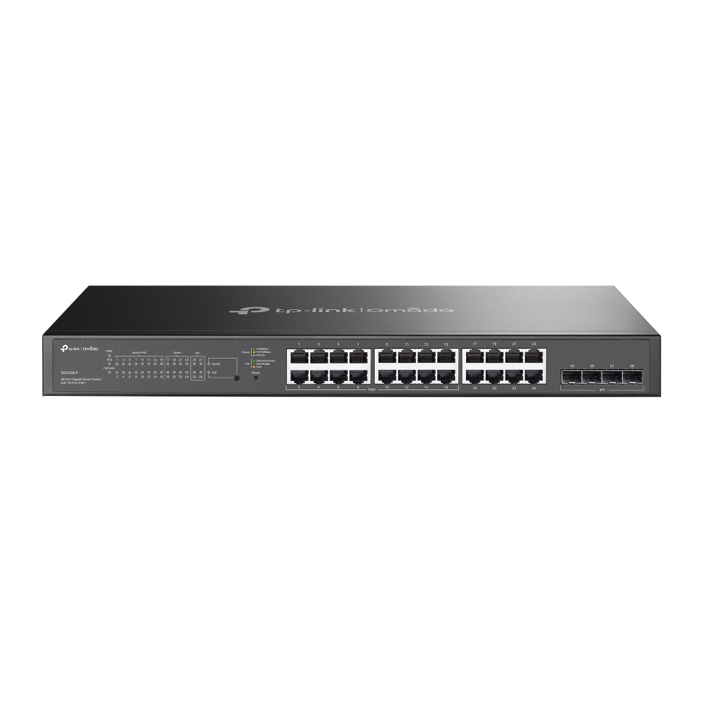 Thiết bị chuyển mạch TP-Link SG2428LP | Omada 28-Port Gigabit Smart Switch with 16-Port PoE+-1