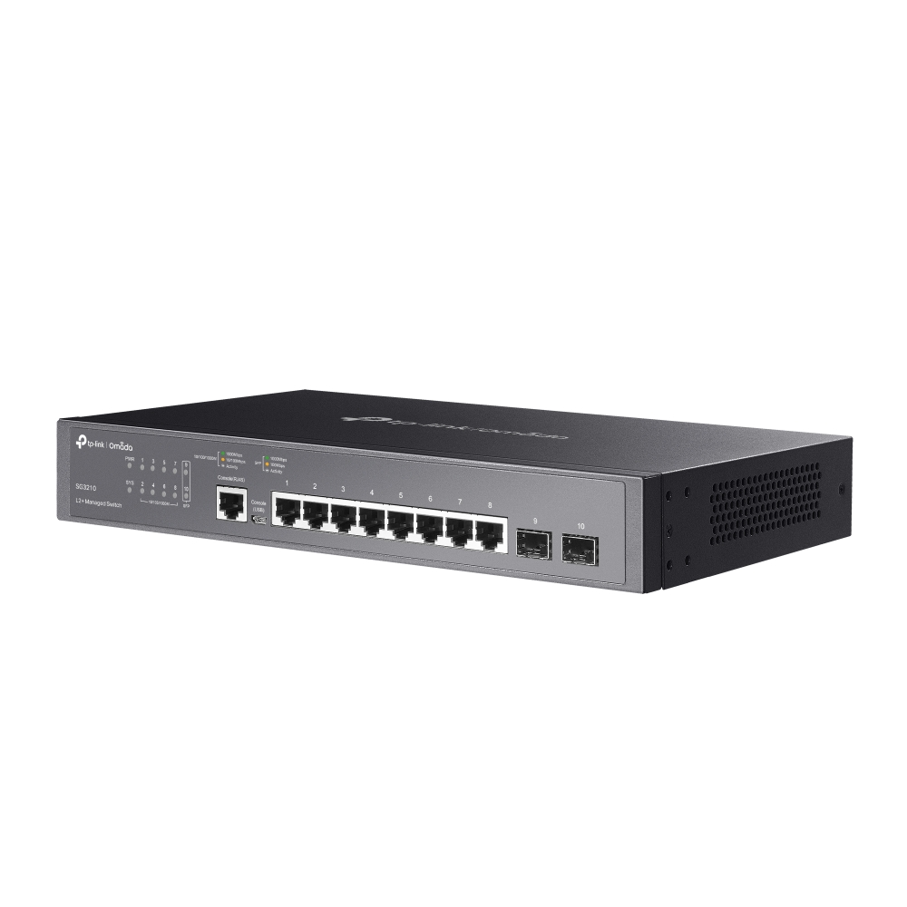 Thiết bị chuyển mạch TP-Link SG3210 | Omada 8-Port Gigabit L2+ Managed Switch with 2 SFP Slots-3