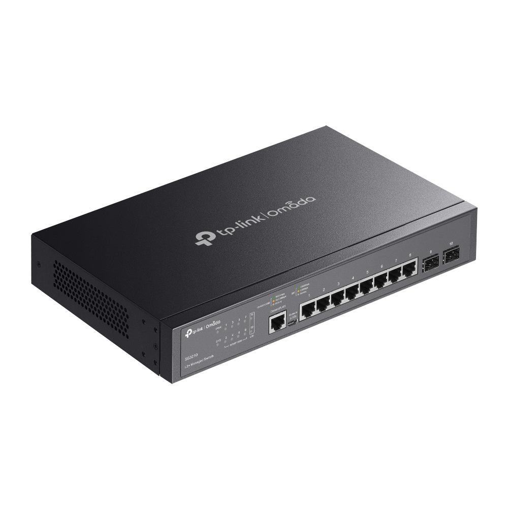 Thiết bị chuyển mạch TP-Link SG3210 | Omada 8-Port Gigabit L2+ Managed Switch with 2 SFP Slots-4