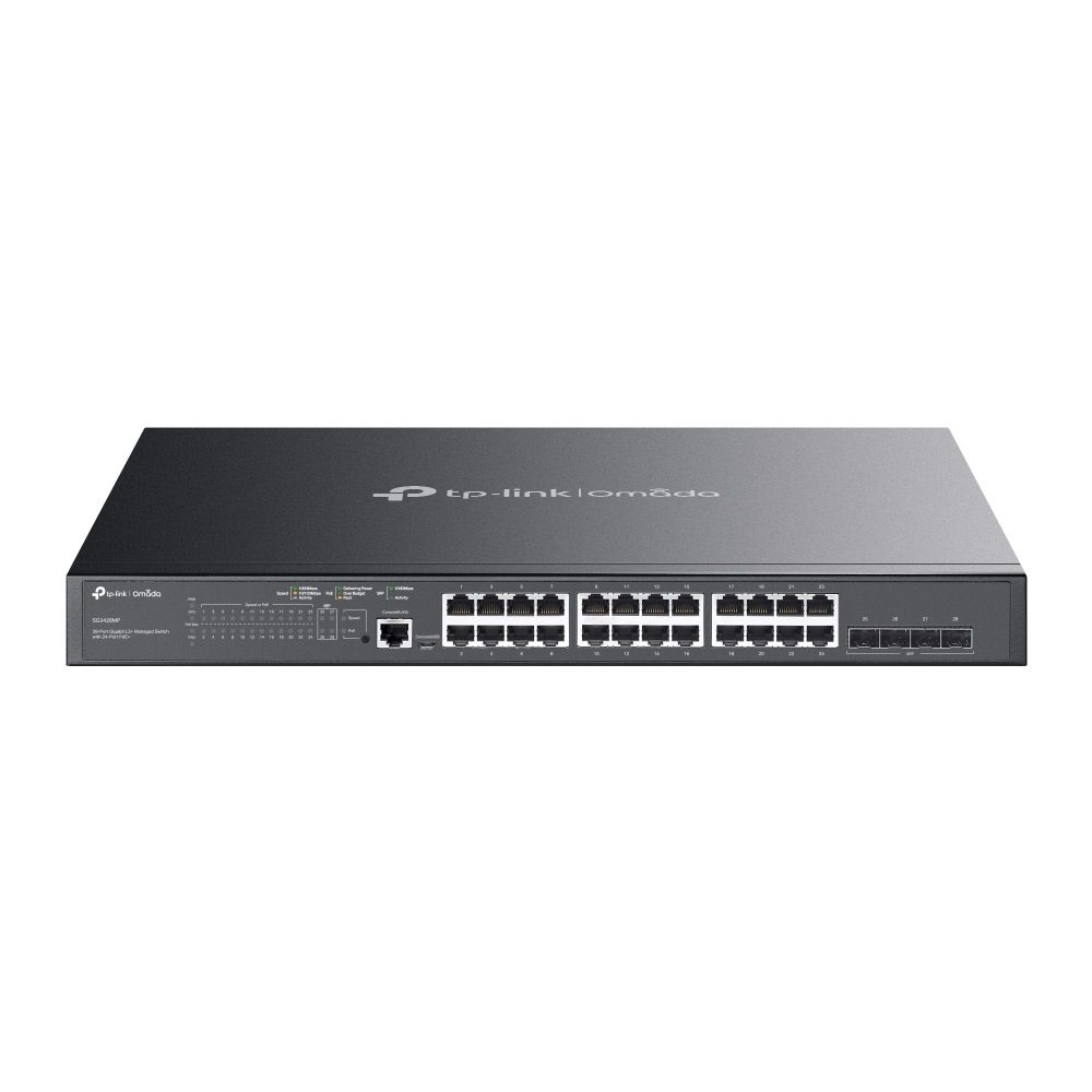 Thiết bị chuyển mạch TP-Link SG3428MP | Omada 28-Port Gigabit L2+ Managed Switch with 24-Port PoE+-1