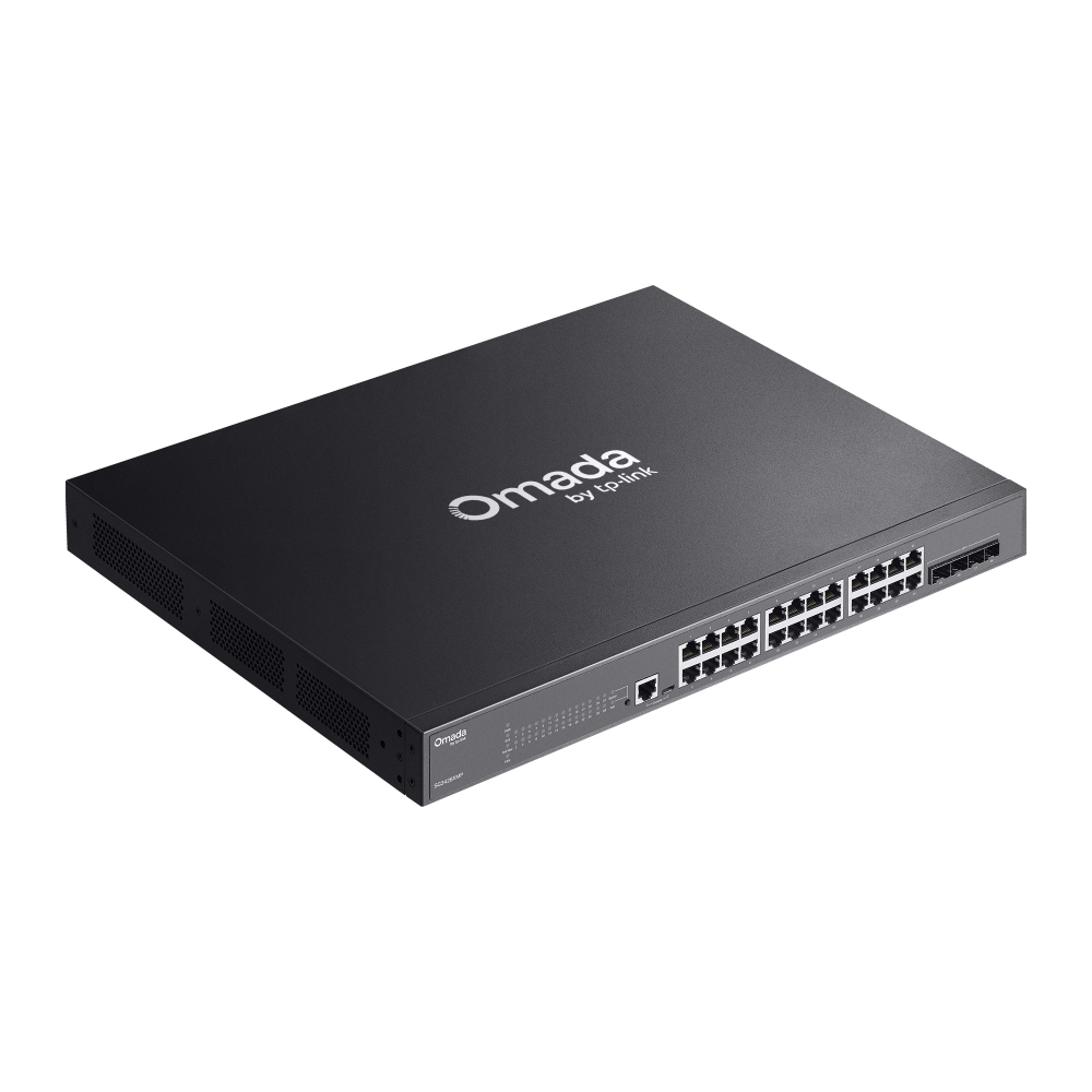 Thiết bị chuyển mạch TP-Link SG3428XMP | Omada Access Plus 24-Port Gigabit and 4-Port 10GE SFP+ Switch with 24-Port PoE+-4