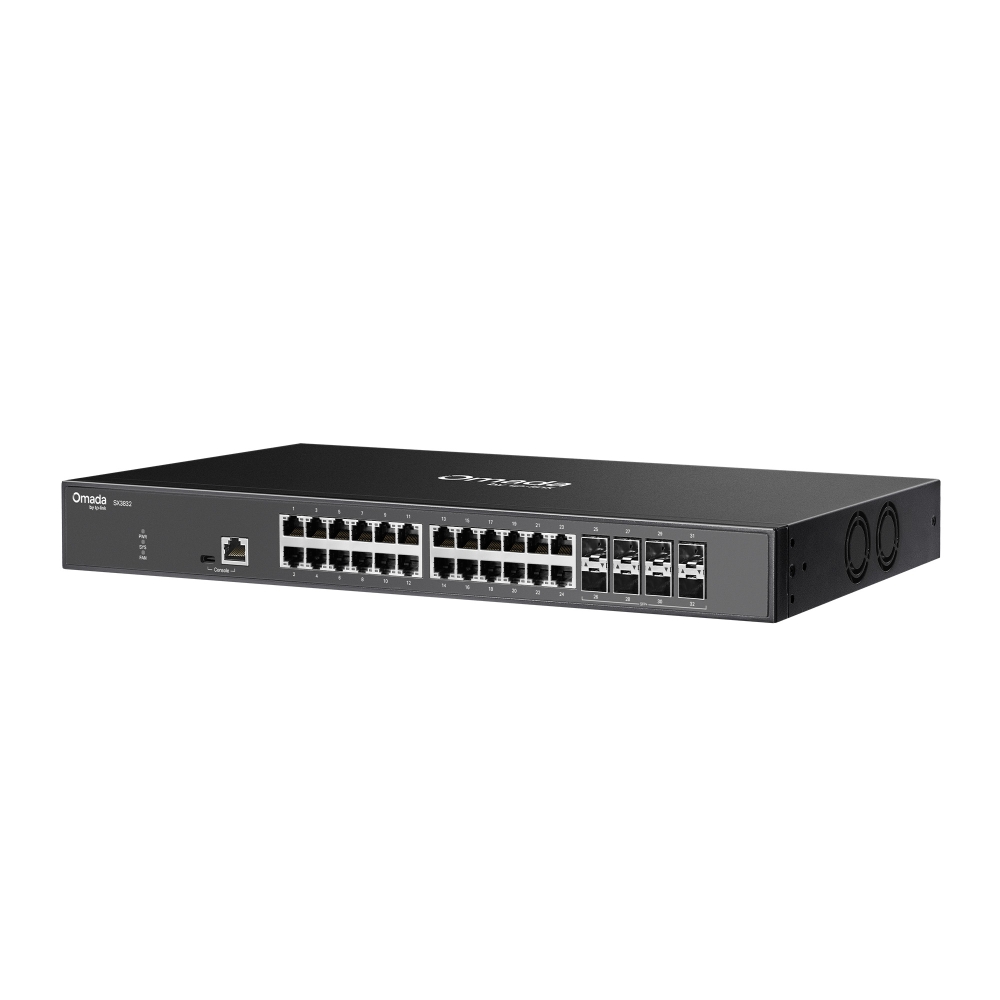 Thiết bị chuyển mạch TP-Link SX3832 | Switch Omada Access Max 24 Cổng 10GBASE-T và 8 Khe Cắm 10G SFP+-3
